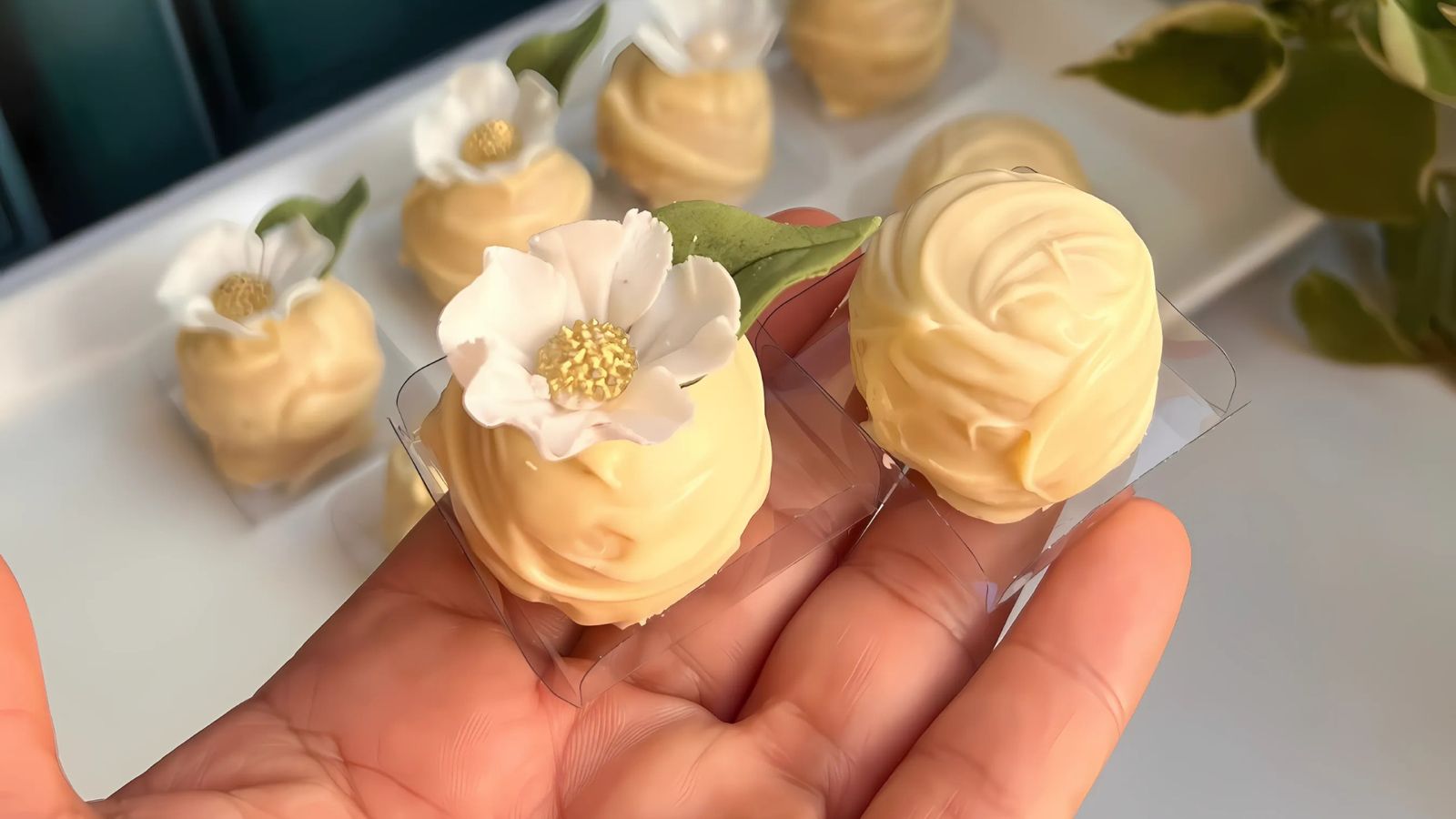Mini flor de açúcar Anêmona Simples